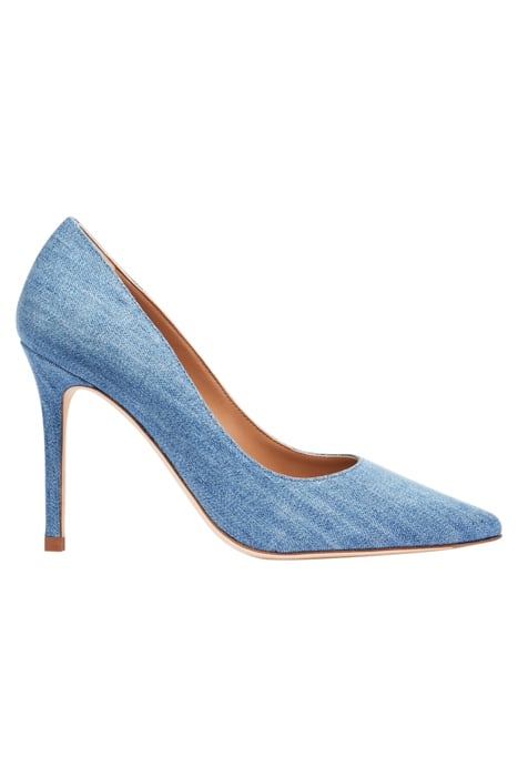 CC FERN POINTED TOE BLUE DENIM 1