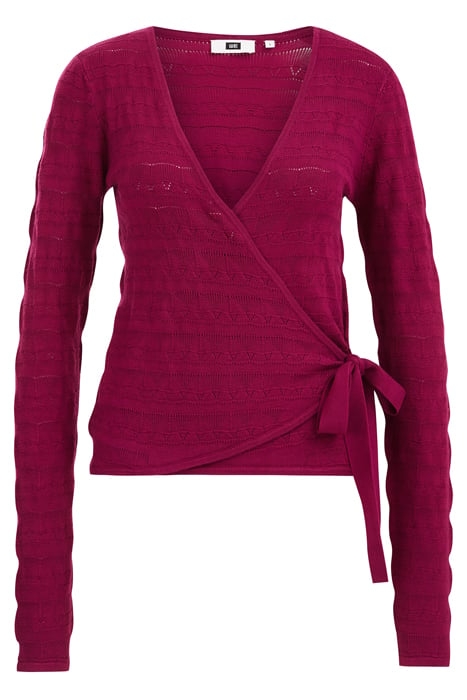 KNITTED CARDIGAN DARK PURPLE 4