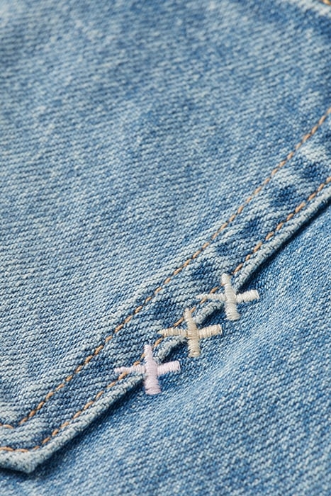 PATCH POCKET MIDI SKIRT - MARITIME MARITIME 3