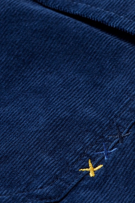 FAVE- WASHED COTTON-BLEND CORDUROY JOGGER NAVY 3