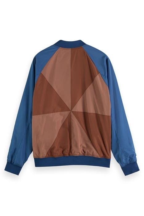CUT AND SEW REVERSIBLE BOMBER JACKET OCEAN MIST 2