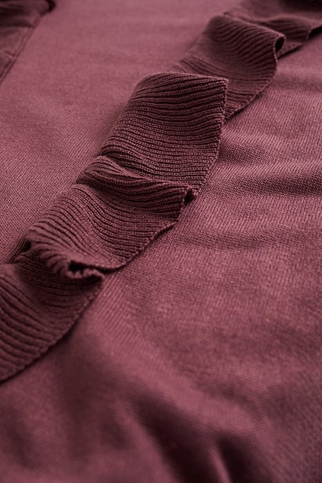 KNITTED PULLOVER DARK PURPLE 6