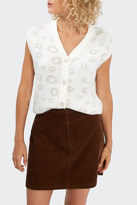 CHESTNUT CORDUROY SHORT SKIRT CHESTNUT 4