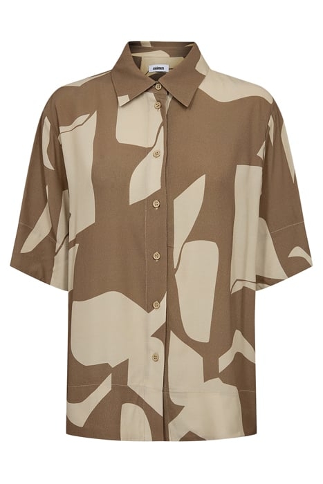 SELIANA 3422 SHIRT BROWN RICE 1