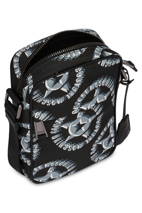 MOSCHINO COUTURE STARS SHOULDER BAG BLACK 3