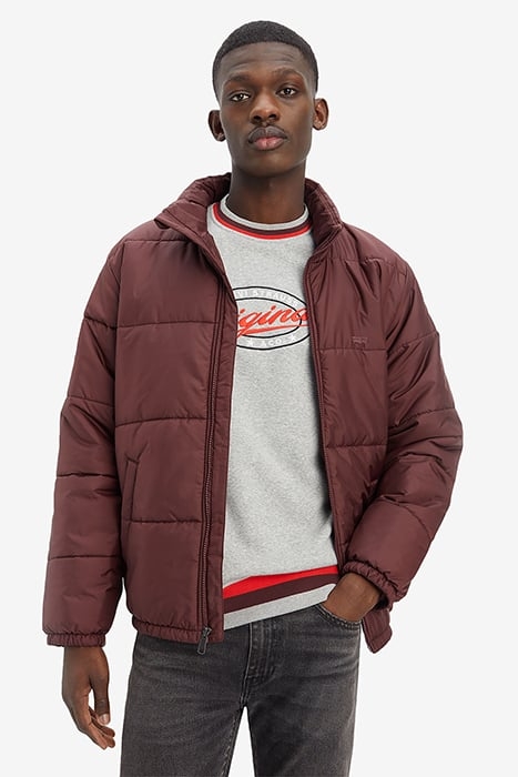 SUNSET PUFFER JACKET IN BROWN 1