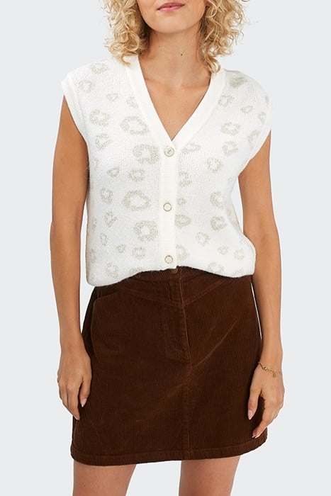 CHESTNUT CORDUROY SHORT SKIRT CHESTNUT 1