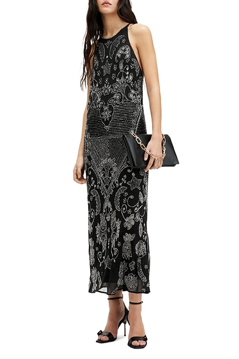 CORALIE EMB DRESS BLACK 4