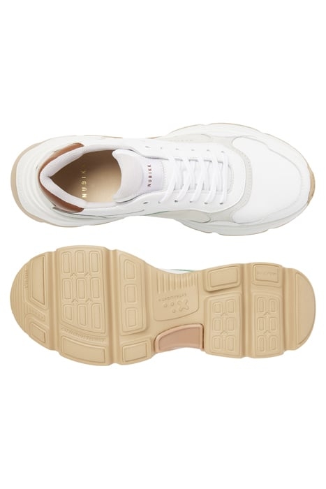 ROSS JADEN (L) WHITE COMBI - COGNAC 4