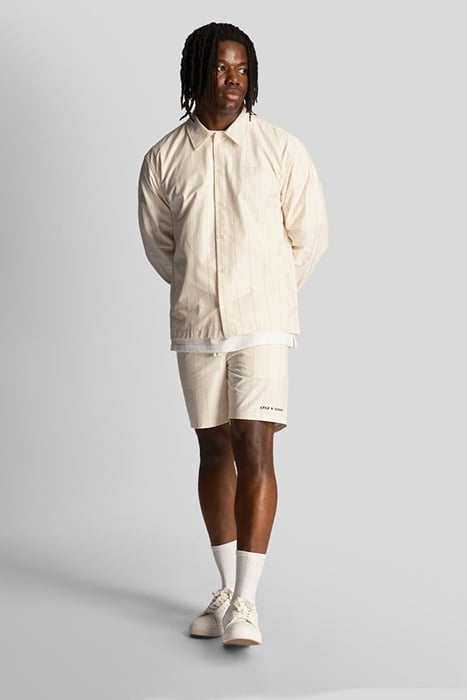 PINSTRIPE SHORT CHALK 4