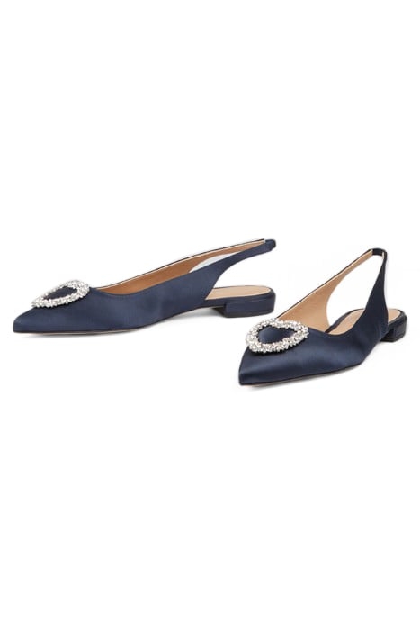 LUANA CRYSTAL SANDAL NAVY 3