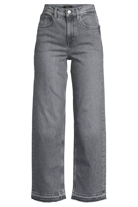 COTTON PANTS RINSED GREY W 3