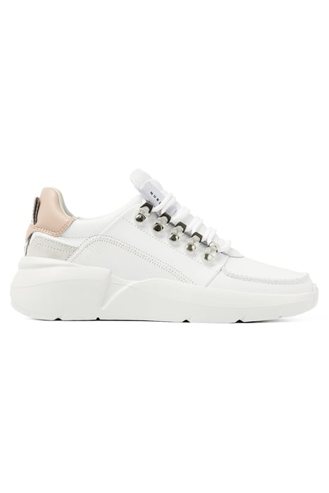 ROQUE ROMAN (L) WHITE LEATHER - NUDE 1