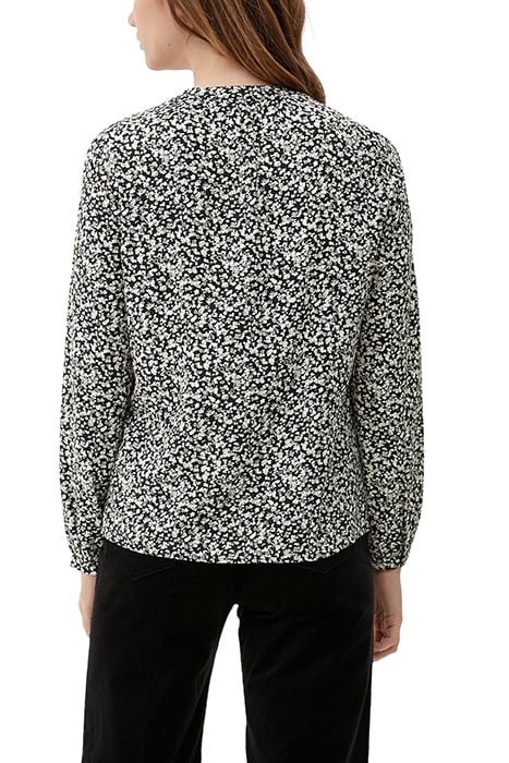 S.OLIVER BLOUSES GREY/BLACK 3