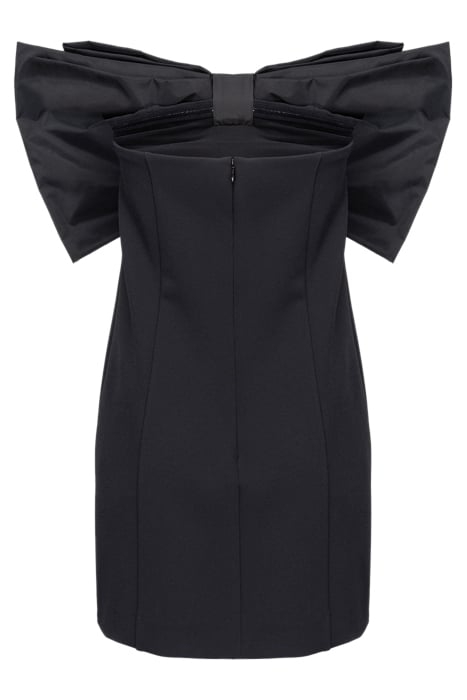 ANTIGUA ABITO CREPE STRETCH + TAFFETA BLACK 2