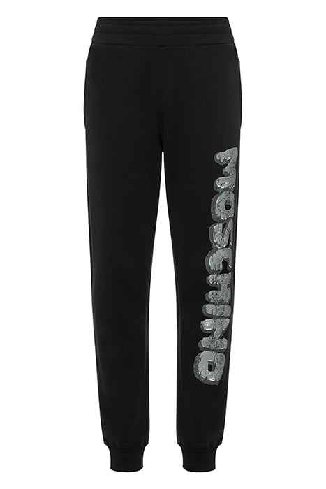 MOSCHINO X THE FLINTSTONES™ ORGANIC FLEECE TROUSERS BLACK 3