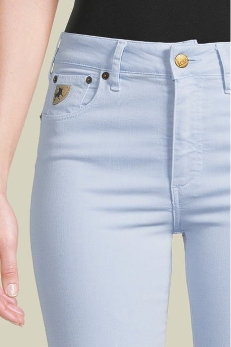 MALENA F 6491 MEGALIA SHOT CHAMBRAY BLUE 4