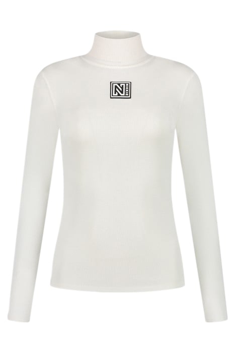 JOLIE SKI TURTLE NECK STAR WHITE 3