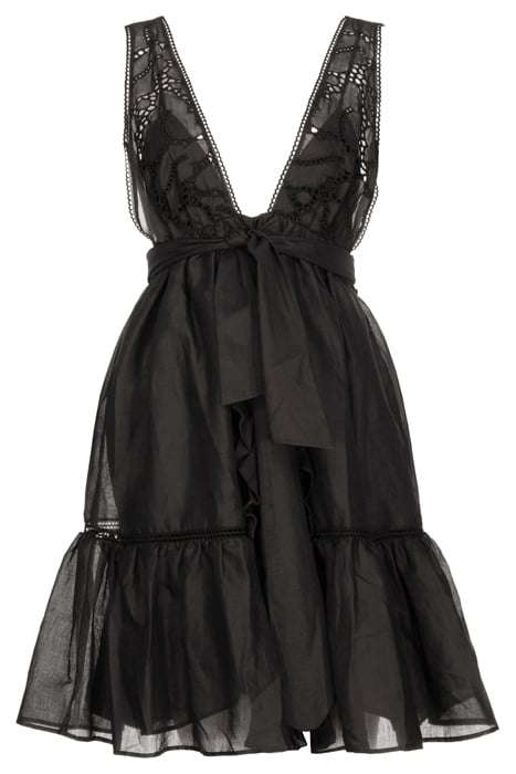 ALLBORG ABITO MUSSOLA RICAMO BLACK 4