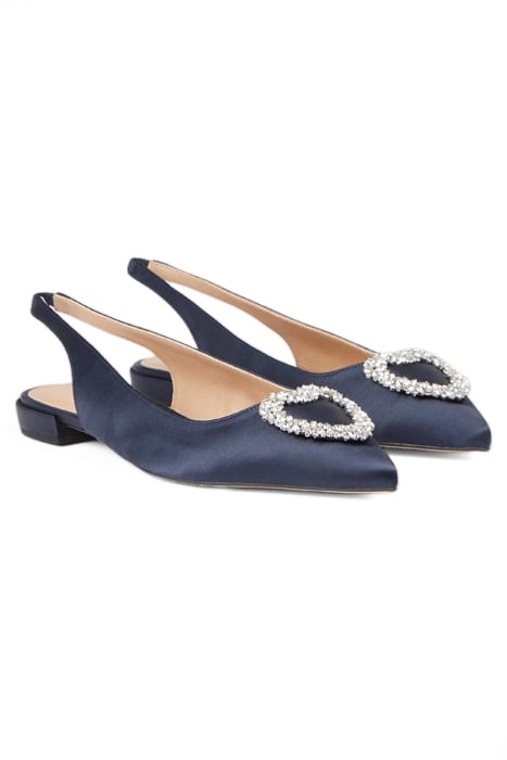 LUANA CRYSTAL SANDAL NAVY 2