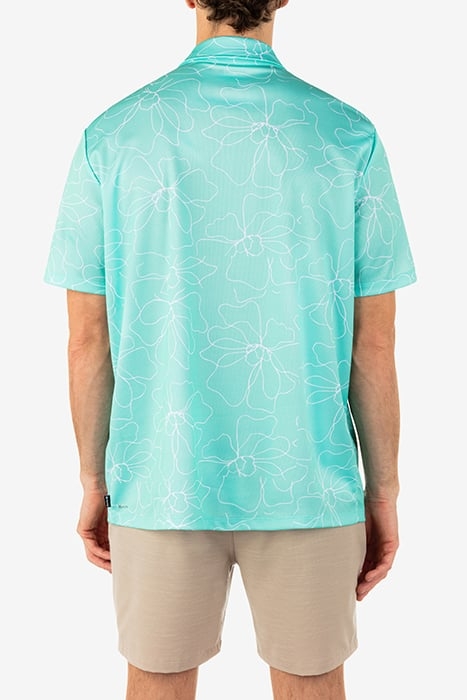 H2O-DRI ACE FIESTA MESH POLO SHORT SLEEVE TROPICAL MIST 3 2
