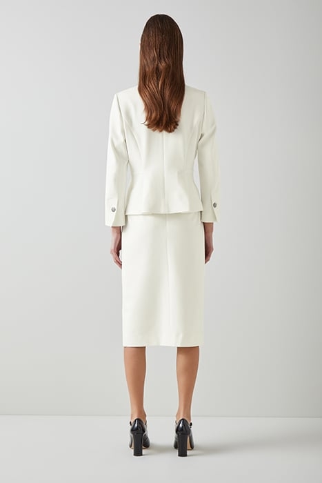 SKY PEPLUM BLAZER IVORY 2