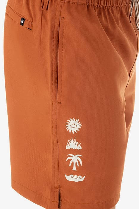 H2O DRI TREK 7" VOLLEY SHORTS ROYALEMBER 6