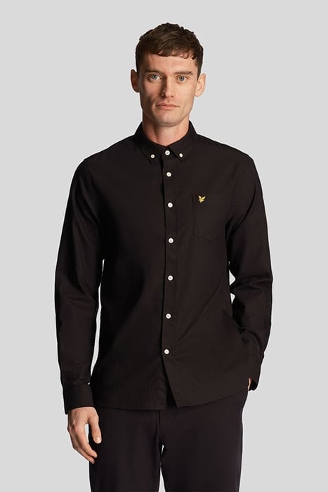 REGULAR FIT LIGHT WEIGHT OXFORD SHIRT JET BLACK 1