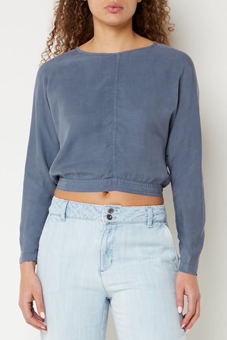 CROSS BACK TOP WASHED INDIGO 1