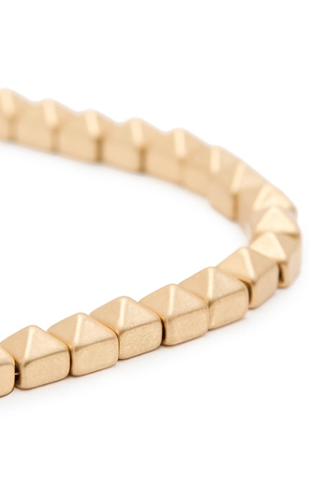 KAY STUD BRACELET WARM BRASS 5