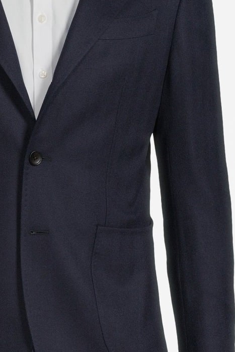 NAVY HERRINGBONE TAILORED FIT HAVANA BLAZER 4