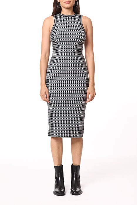 MIDI DRESS HARVEST GOLD / BALSAM GREEN 2