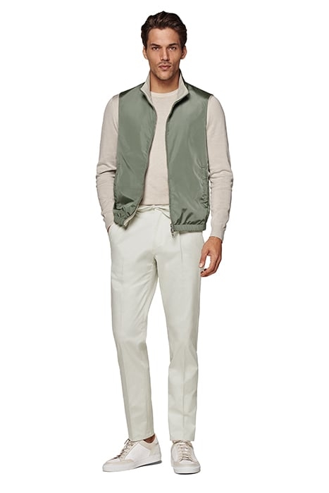 OFF-WHITE SLIM LEG TAPERED TROUSERS OFF-WHITE 3