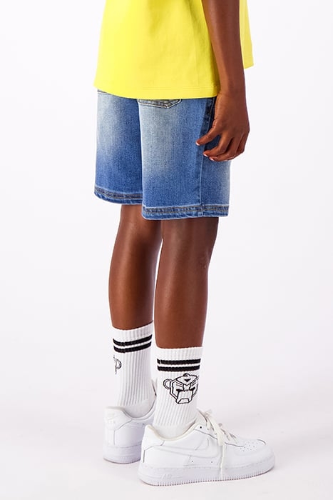 JR. STRAIGHT FIT DENIM SHORTS BLUE 5