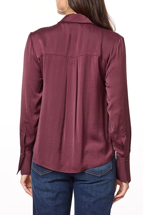 SHIRT WITH SPLIT BARREL CUFF BURGUNDY 3