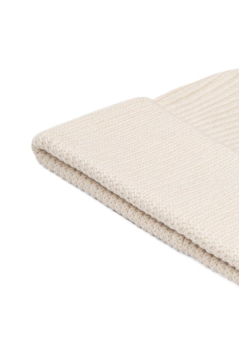 BEANIE ORGANIC COTTON-STRETCH OFF WHITE 3
