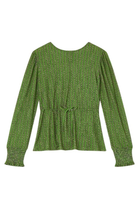 ELLIE JERSEY BLOUS GREEN 4
