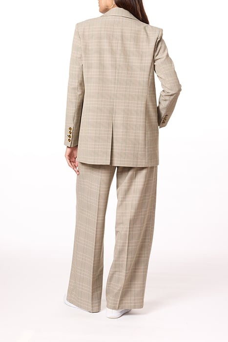 SNGL BREASTED BOYFRIEND BLAZER MULTI PLAID 5