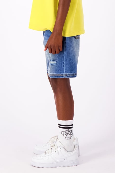 JR. STRAIGHT FIT DENIM SHORTS BLUE 3