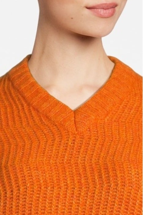 STRUCTURE SWEATER TANGERINE 4
