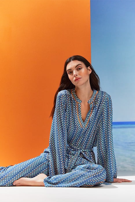 LUCIA - ROBE NAVY MULTICOLOR 6