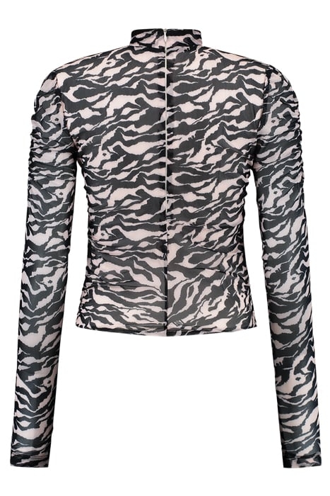 ZEBRA MESH TOP ROSE 1