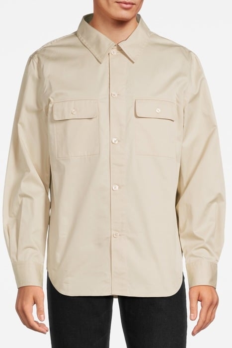 M. OSCAR COTTON SHIRT SOFT BEIGE 1