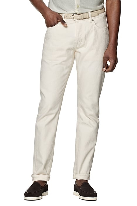 OFF-WHITE SLIM LEG TAPERED JEANS OFF-WHITE 1