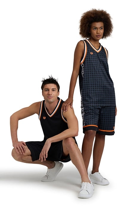 ARENA 50TH TANK TOP MESH REVERSIBLE BLACK-BLACK MULTI-WHITE- 4