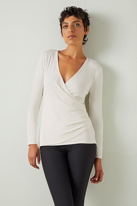 EAMES - LONG-SLEEVED TOP IVORY 1