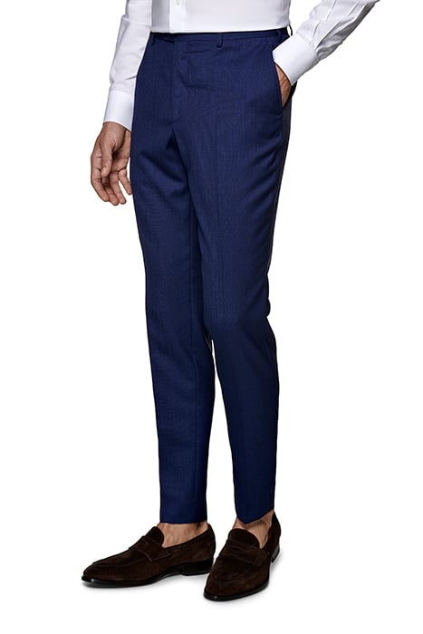 MID BLUE THREE-PIECE TAILORED FIT LAZIO SUIT 5