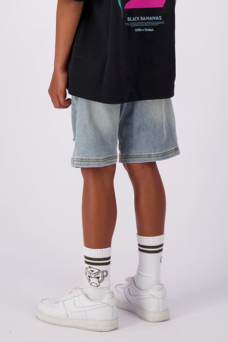 JR. STRAIGHT FIT DENIM SHORTS LIGHT BLUE 4