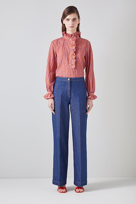 CAMILLE ORANGE BLOUS ORANGE 1