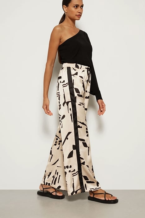 HILL TRACK PANTS CHAMPAGNE PRINT 1